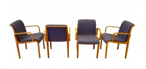 Bill Stephens, 4 chaises à accoudoirs – 1967