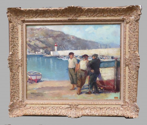 Marcel BERTOIN (1897-1983) – Port de Menton