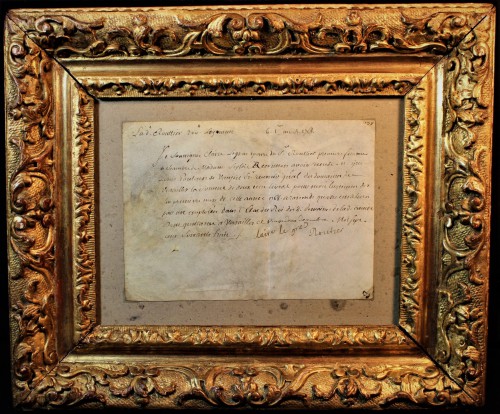 Manuscrit sur parchemin XVIIIème