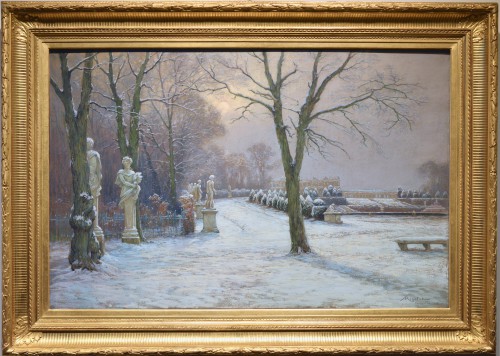 Le parc de Versailles sous la neige 1909. Arthur Rigolot