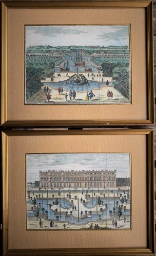Vues d’optique Versailles XVIIIème