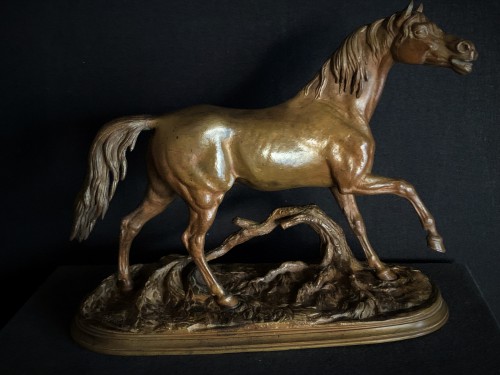 Cheval en bronze J.MOIGNIEZ