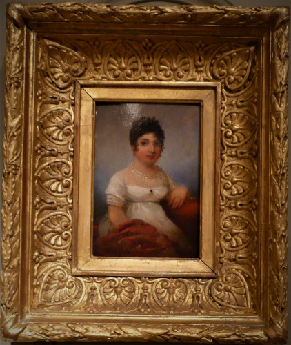Portrait Dame de cour Empire
