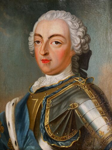 Portrait de Louis XV en tenue militaire