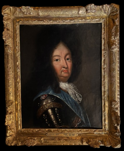 Portrait de Louis XIV début XVIIIème