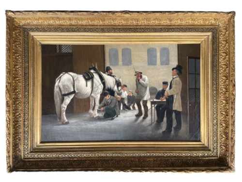 Cheval chez le vétérinaire