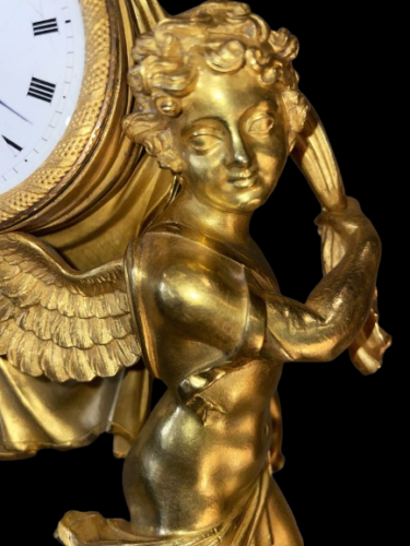 Pendulette au portefaix Restauration