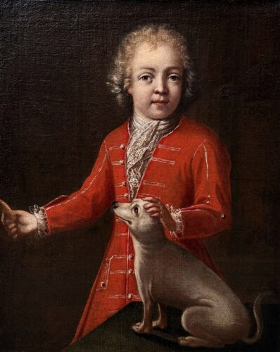 Portrait petit Marquis Ecole Française du XIIIème