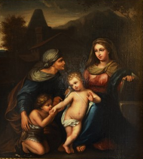 Vierge avec l&rsquo;enfant Jésus et Saint Jean-Baptiste